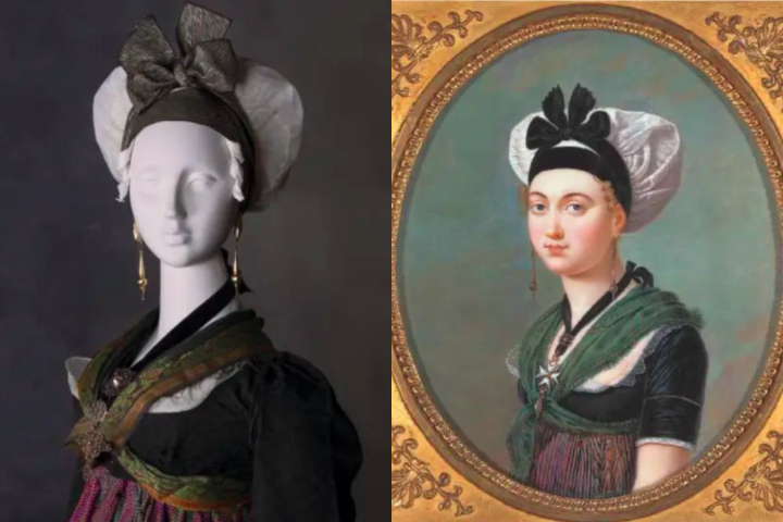 Além de exposições, o museu abriga um centro de preservação e estudo, com biblioteca e oficina de restauração, onde cada peça recebe tratamento minucioso antes de ser exibida.-Montagem/Divulgação Musée Fragonard de la Mode et du Costume