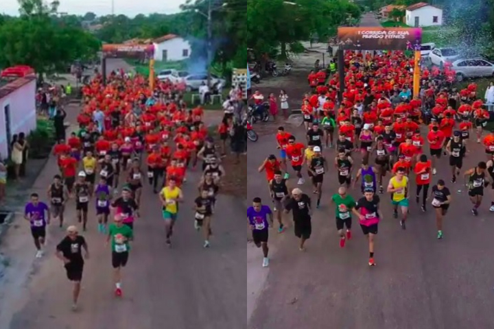 A corrida foi realizada pelas ruas da cidade no dia 27 de julho, organizada por uma academia local.