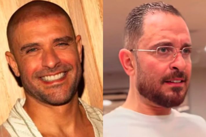 Diogo Nogueira nega ter feito harmonização facial - Montagem/Reprodução/Instagram