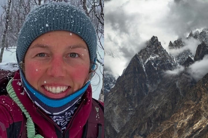 Montagem/Reprodução Instagram/Unsplash - Laura Dahlmeier, alemã bicampeã olímpica de biatlo morreu em um acidente durante uma escalada na cordilheira Karakoram, no Paquistão
