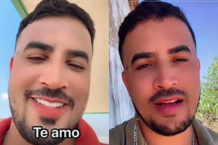 Influenciador brasileiro fatura milhares de reais 'namorando' idosas virtualmente - Montagem/Reprodução/TikTok