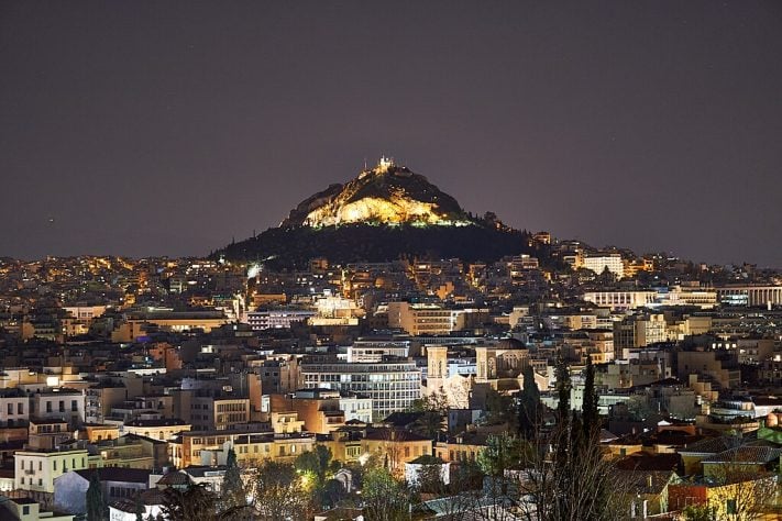 Monte Licabeto, Atenas, Grécia - Wikimedia Commons/George E. Koronaios