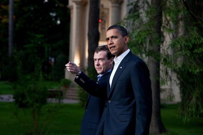 Dmitri Medvedev e Barak Obama -- Flickr - The White House