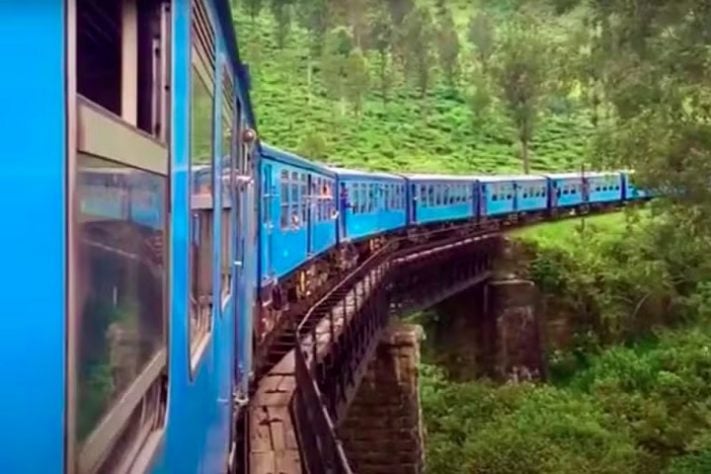 Passeio de trem pelo Sri Lanka - Reprodução