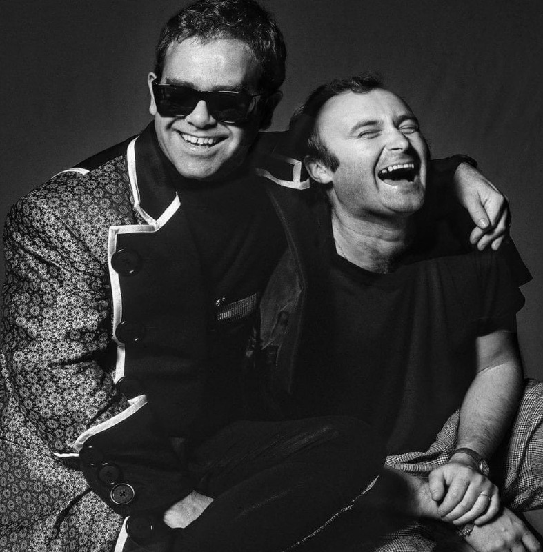 Collins colaborou com grandes astros da música, como Paul McCartney, Elton John e a icônica banda Led Zeppelin. 
