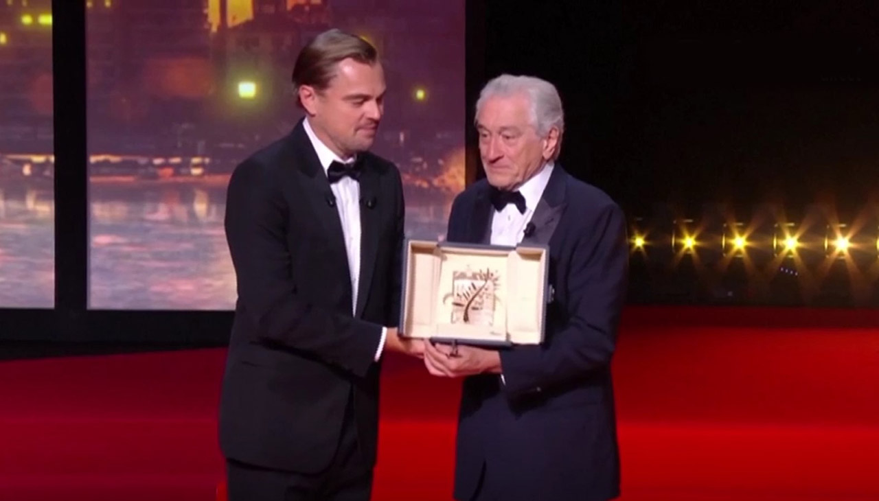 Também em maio deste ano, De Niro recebeu uma Palma de Ouro honorária na 78ª edição do Festival de Cannes. Foi uma das maiores honrarias de Cannes por sua contribuição para o cinema e para a arte. 

