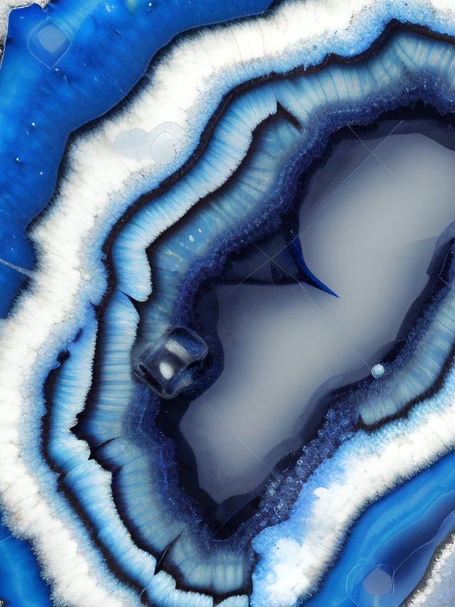 Mineral de exótica beleza, ágata parece ser tingida à mão