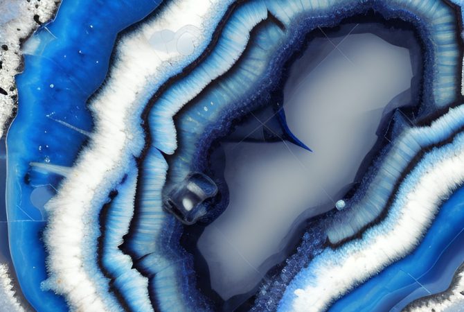 Ágata: a beleza do mineral que parece tingido à mão