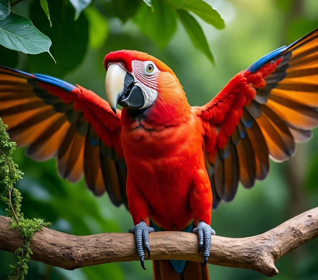 A cor vermelha em animais pode ser encontrada em diversas espécies ao redor do mundo, tanto terrestres quanto aquáticas, servindo para atrair parceiros, afastar predadores ou se camuflar. 
