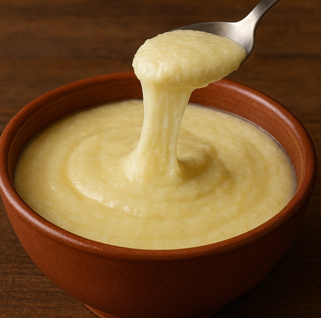 3º lugar: Elarji (Geórgia) – mingau de fubá de milho com queijo, rústico e tradicional da vida montanhesa.  
