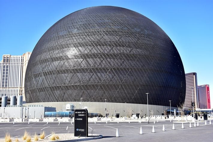 Sphere, Las Vegas - Wikimedia Commons/Y2kcrazyjoker4