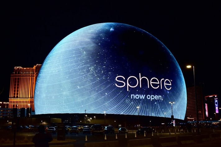 Sphere, Las Vegas - Wikimedia Commons/Y2kcrazyjoker4