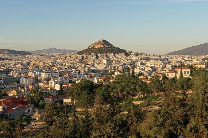 Monte Licabeto, Atenas, Grécia - Wikimedia Commons/Jakub Hałun