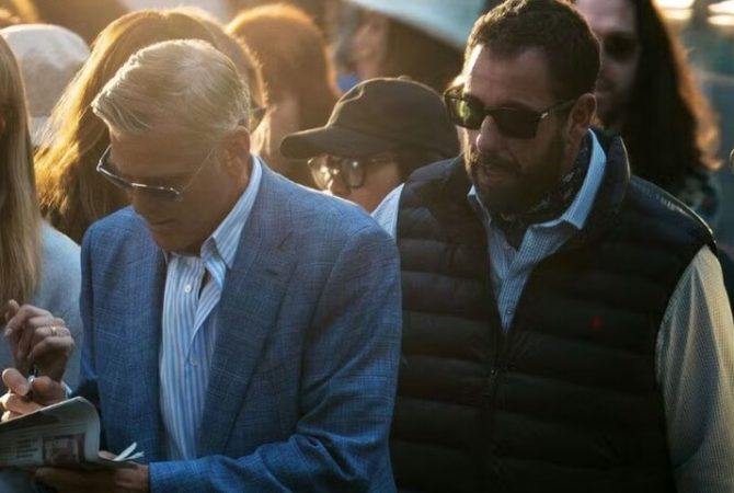 Clooney exalta o talento dramático de Adam Sandler: ‘Não é um comediante bobalhão’