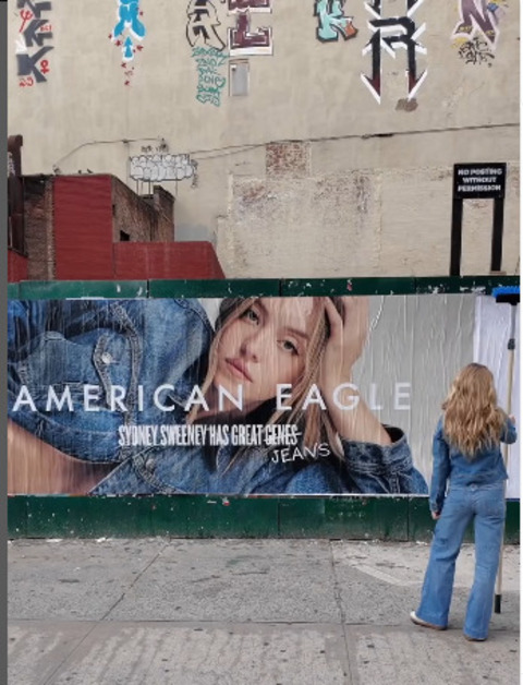 Tudo começou depois que a atriz participou de um comercial da marca de moda American Eagle, que foi acusado de promover valores machistas, racistas e eugenistas.