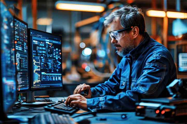 Engenheiros em computação – R$ 13.794 – formação em Engenharia da Computação ou áreas afins (5 anos). O profissional desenvolve softwares, sistemas e infraestrutura de TI, garantindo soluções tecnológicas complexas.
-Imagem Freepik