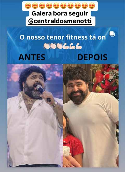 “Está achando que é só usar a canetinha milagrosa e fica tudo certo, né? Não é por aí não. Ela ajuda, mas tudo faz parte de um processo. Mudança de hábito, alimentação, treino”, ressaltou.