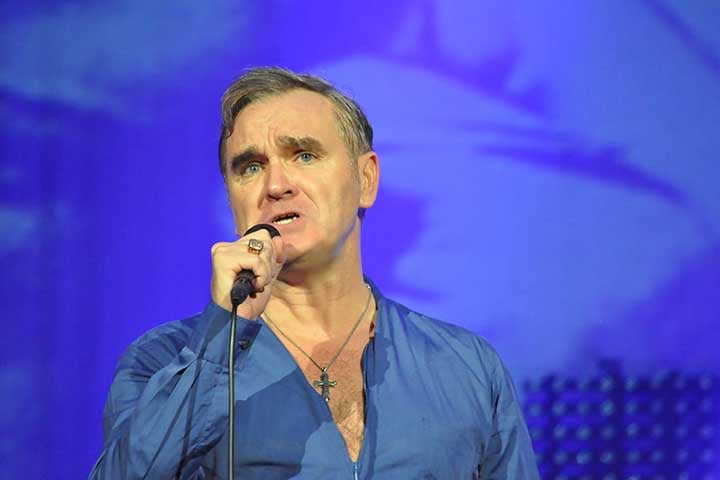 Steven Patrick Morrissey , cantor, compositor e autor britânico - Reprodução do Flickr Kathryn Parson