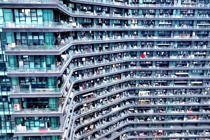 Edifício Regent Park International Center, Hangzhou, China - Reprodução do Youtube Canal FantasticaMente