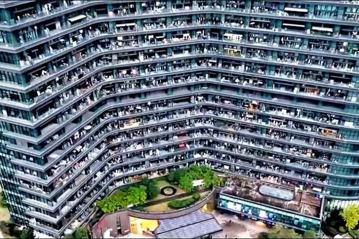 Edifício Regent Park International Center, Hangzhou, China - Reprodução do Youtube Canal FantasticaMente