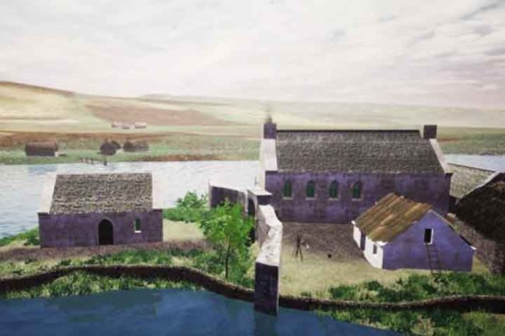 Castelo real esquecido na Escócia na Ilha Finlaggan - Divulgação