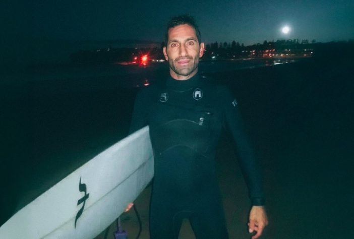 Mercury Psillakis, surfista morre após ataque de tubarão-branco em Sydney, na Austrália - Arquivo Pessoal
