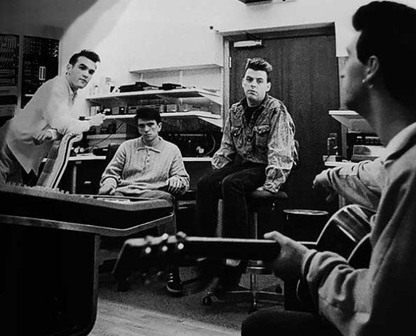 Morrissey e a banda The Smiths