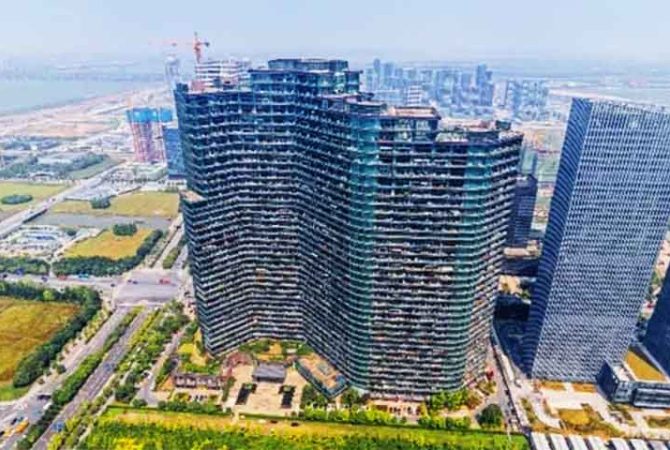 Maior prédio residencial do mundo, na China, tem 5 mil apartamentos e até escolas
