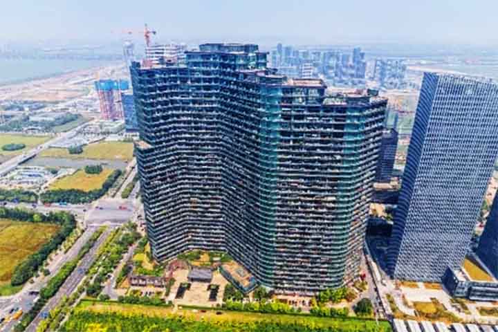 Edifício Regent Park International Center, Hangzhou, China - Reprodução do Youtube