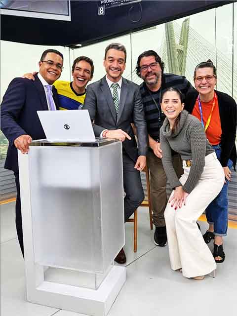 Na emissora carioca, ajudou na reportagem de grandes telejornais como Bom Dia Brasil, Jornal Hoje, Bom Dia São Paulo e o próprio Jornal Nacional. 