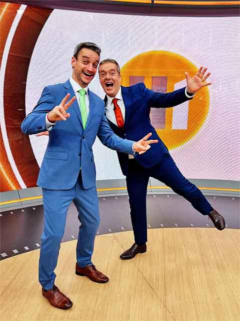 “Uma casa que já visito há dez anos, sempre participando com informações da Previsão do Tempo. Mas, em dois meses, esta mesma casa será ainda mais especial para mim”, disse na ocasião.