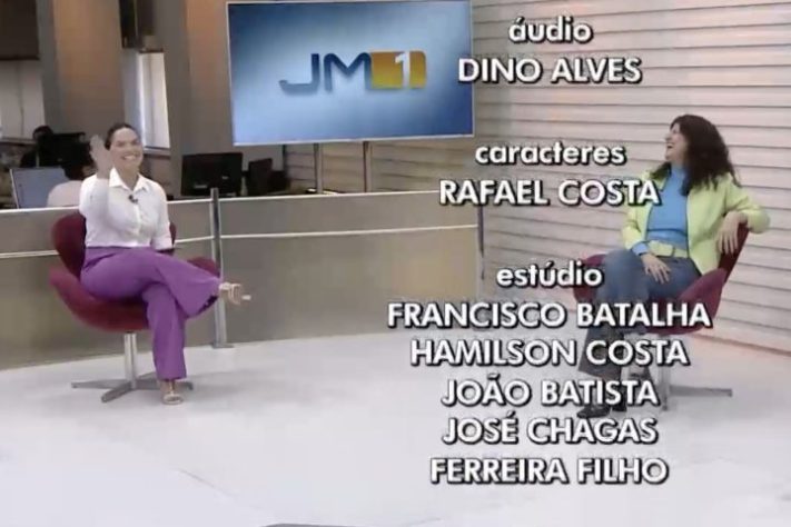 Performance surpresa de Gilda Nomacce durante entrevista viraliza nas redes — Reprodução/TV Mirante