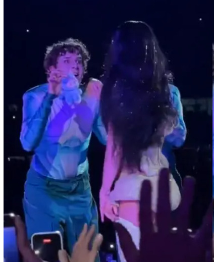 O boneco lançado ao palco foi mostrado à cantora por um dançarino e ela perdeu a estribeira. O episódio divertiu os fãs e reforçou o apelido que Katy recebeu  de 