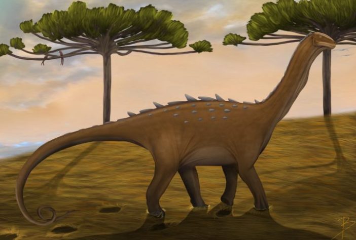 Dinossauro Uberabatitan - Divulgação/@Saurian_drawn