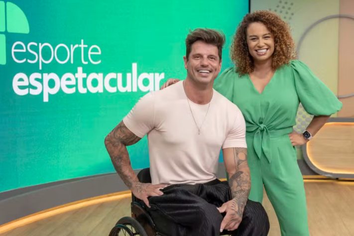 Fernando Fernandes no Esporte Espetacular - Reprodução/TV Globo