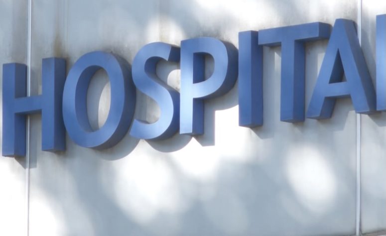 Letreiro hospital – Reprodução/TV Globo