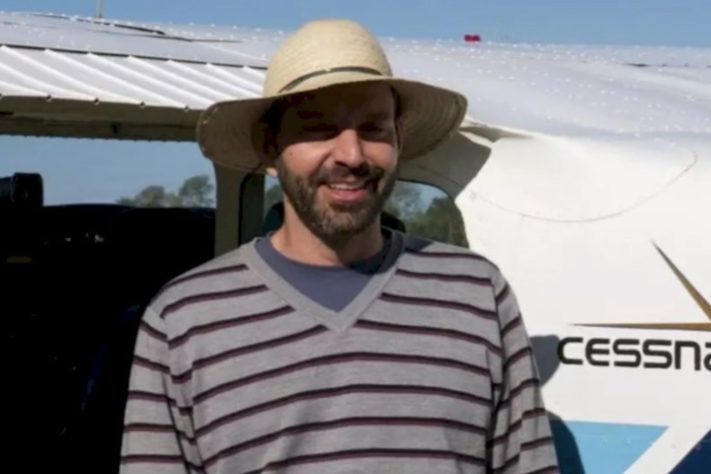 Marcelo Pereira de Barros pilotava e era dono do avião que caiu em região do Pantanal, Mato Grosso do Sul (2025) — Reprodução 
