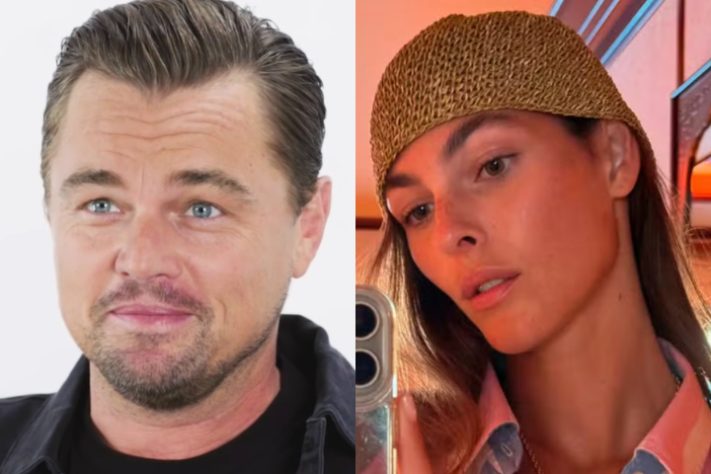 Leonardo DiCaprio e Vittoria Ceretti - Montagem/Reprodução/Instagram