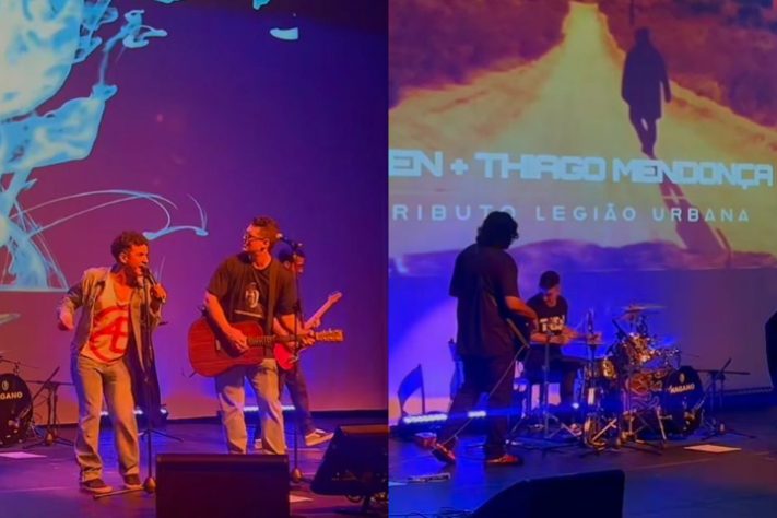 Show de tributo à Legião Urbana arrecada dinheiro para tratamento de Mingau, do Ultraje a Rigor - Montagem/Reprodução/Instagram
