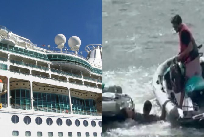 Homem se joga no mar para tentar fugir de dívida milionária acumulada em cruzeiro de luxo