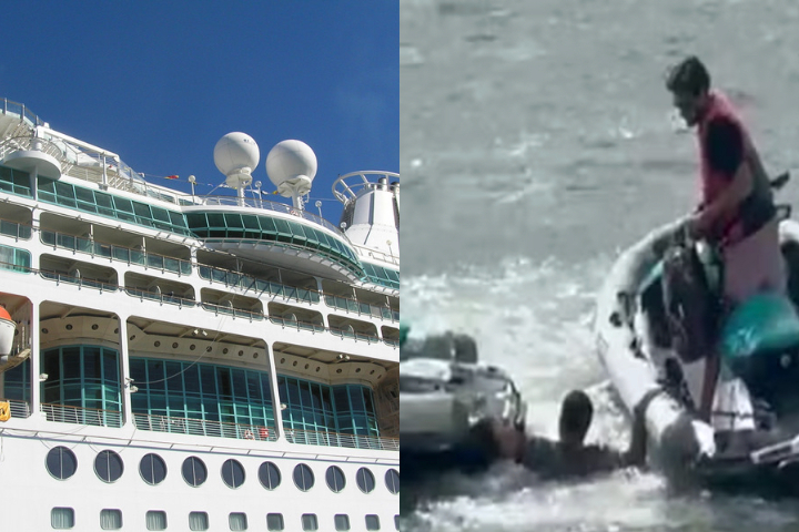 Homem acumula dívida de R$ 90 mil em navio e pula no mar para não pagar - Montagem/Wikimedia Commons