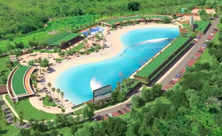Piscina com ondas em Búzios, no Rio de Janeiro - Divulgação/BSC