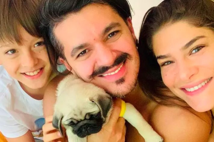 Priscila Fantin, Bruno Lopes e filho Romeo - Reprodução/Redes Sociais