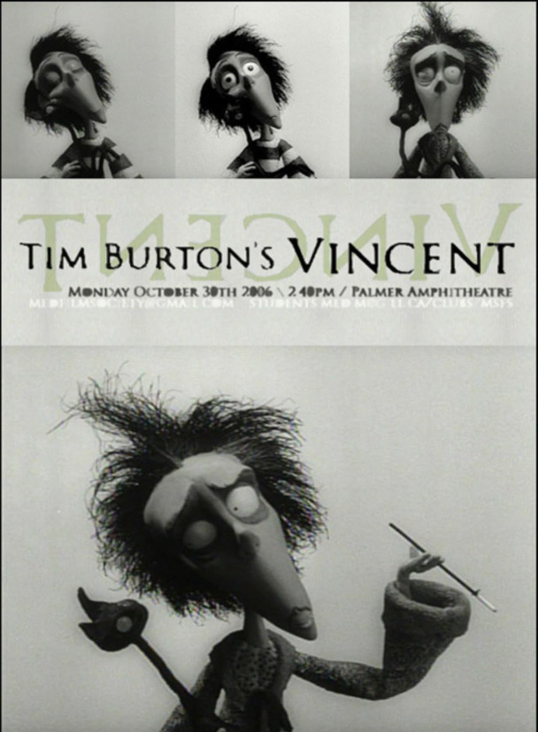 Ele começou a trabalhar como animador na Disney Productions, mas logo passou a dirigir curtas autorais, como “Vincent” em 1982 e “Frankenweenie”, curta de 1984.
