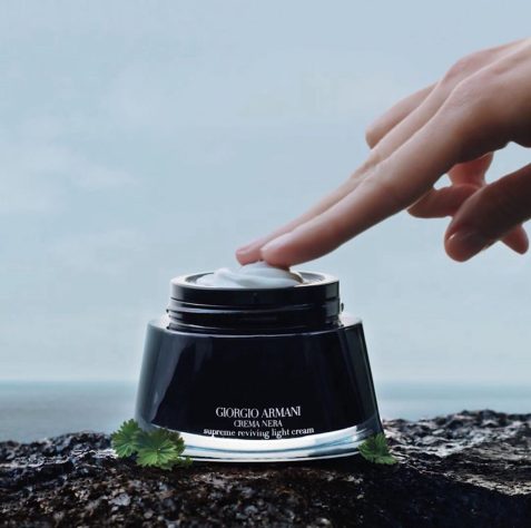 Crema Nera, linha de cosméticos da Armani - Reprodução/Instagram