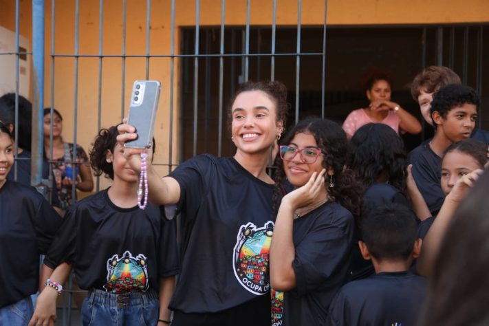 Atriz global prestigia inauguração de projeto social em Belém 