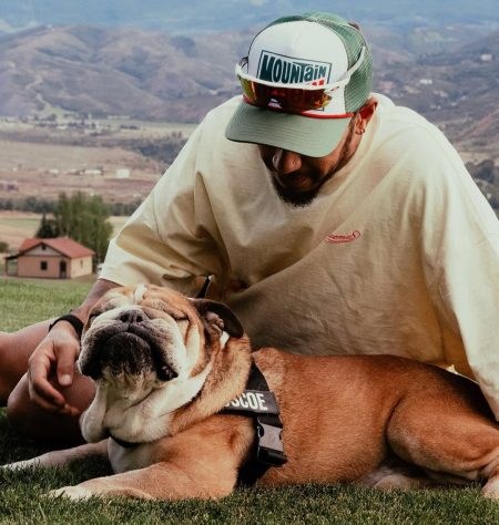 Lewis Hamilton e seu cachorro Roscoe – Reprodução @lewishamilton