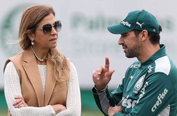 Leila admite possibilidade de renovação mais curta de Abel no Palmeiras