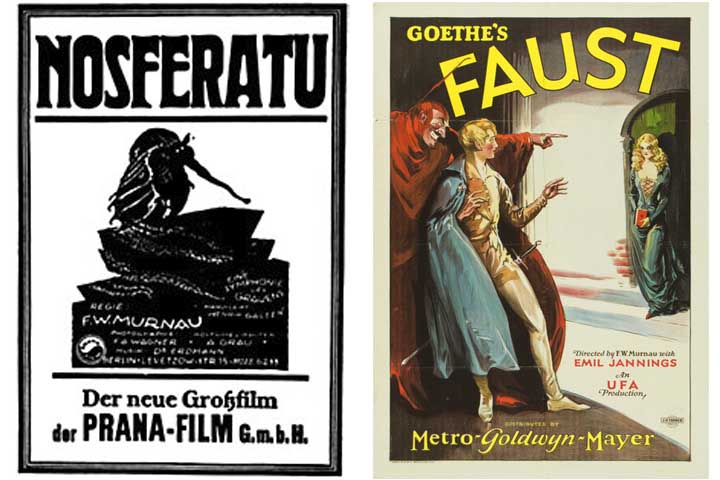 A habilidade de Murnau em usar sombras, luz e movimentos de câmera inovadores, algo presente também em 