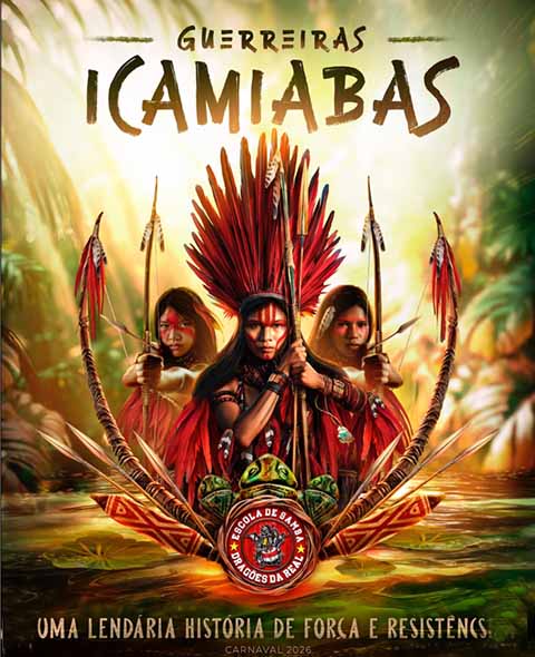 A Dragões da Real focará nos mitos e lendas da Amazônia, com base na civilização das Icamiabas. Assim, o carnavalesco Jorge Freitas desenvolverá um enredo sobre as mulheres que são consideradas protetoras da floresta e trazem a ancestralidade da cultura indígena.